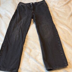 Woman’s Garage 90’s Straight Leg Black Jeans